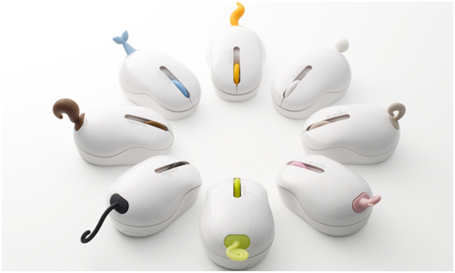 Oppopet computer mouse by Nendo