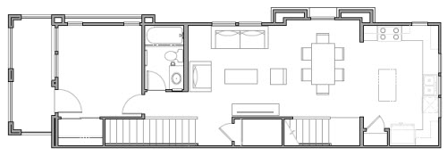 Home Space Layout with Furniture