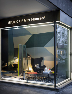 New Fritz Hansen Showroom in Milan